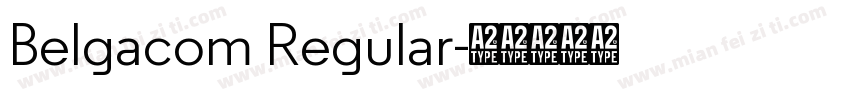 Belgacom Regular字体转换